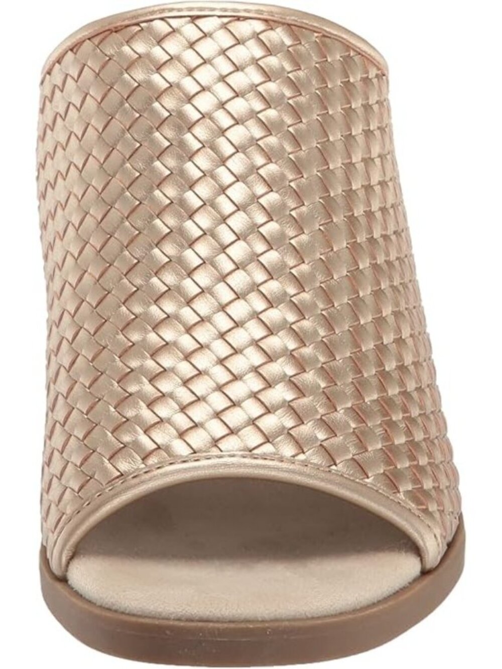 Bella Vita Alivia Women's Sandals 8M Champagne Mule 2" Block Heel NEW - Picture 4 of 8